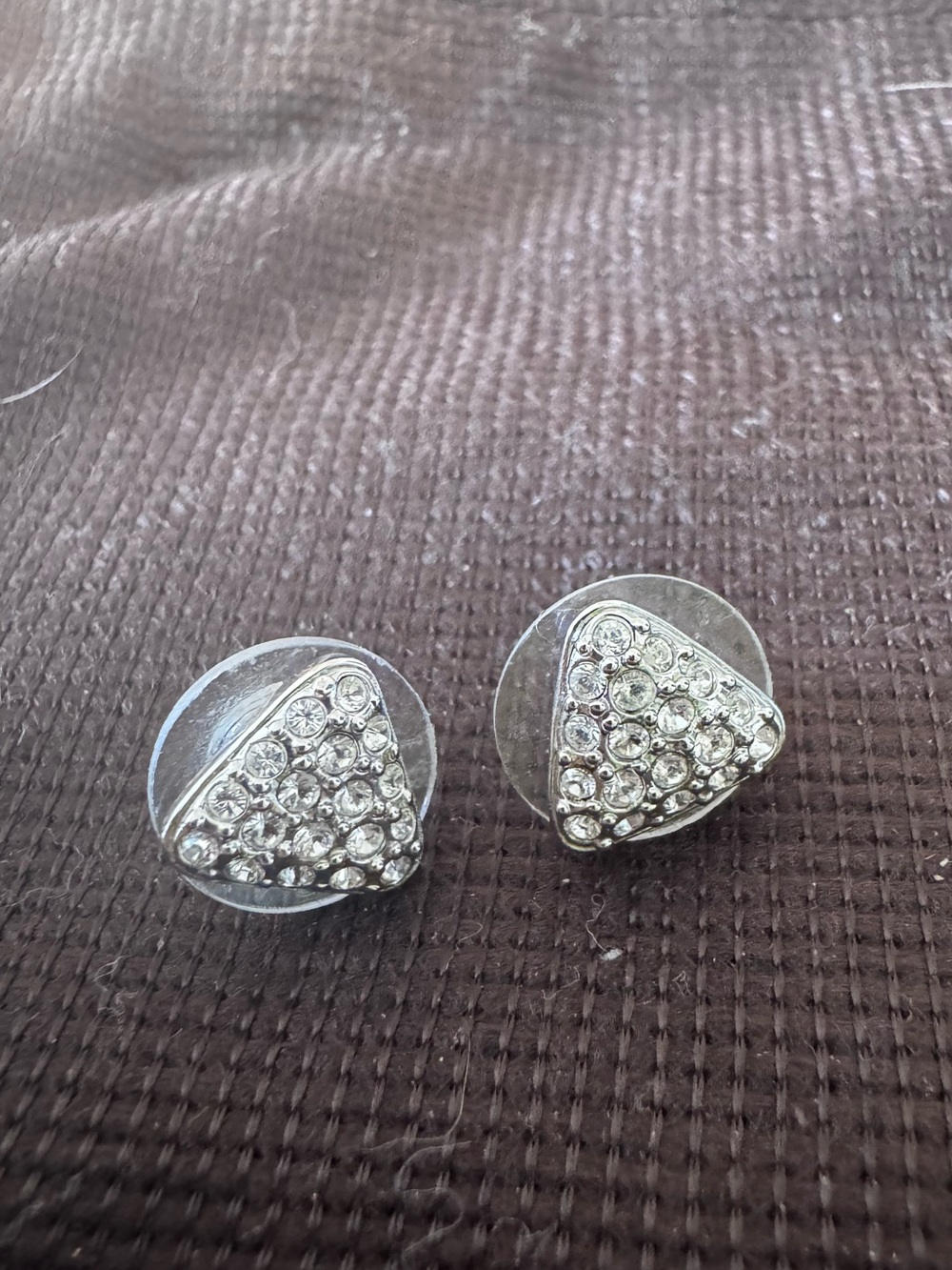 Swarovski Triangle Studs